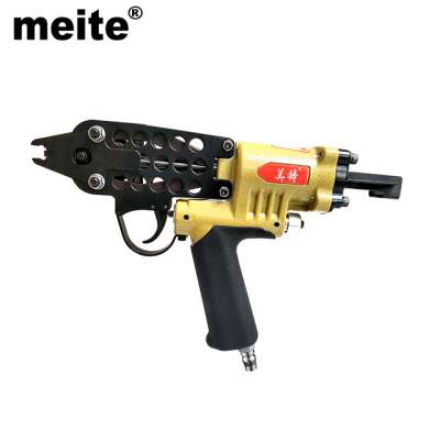 Meite SC760C Pneumatic Nailer 1/2" C-Ring Plier Air Hog Ring Nailer be used to wire cage  car seat spring mattress